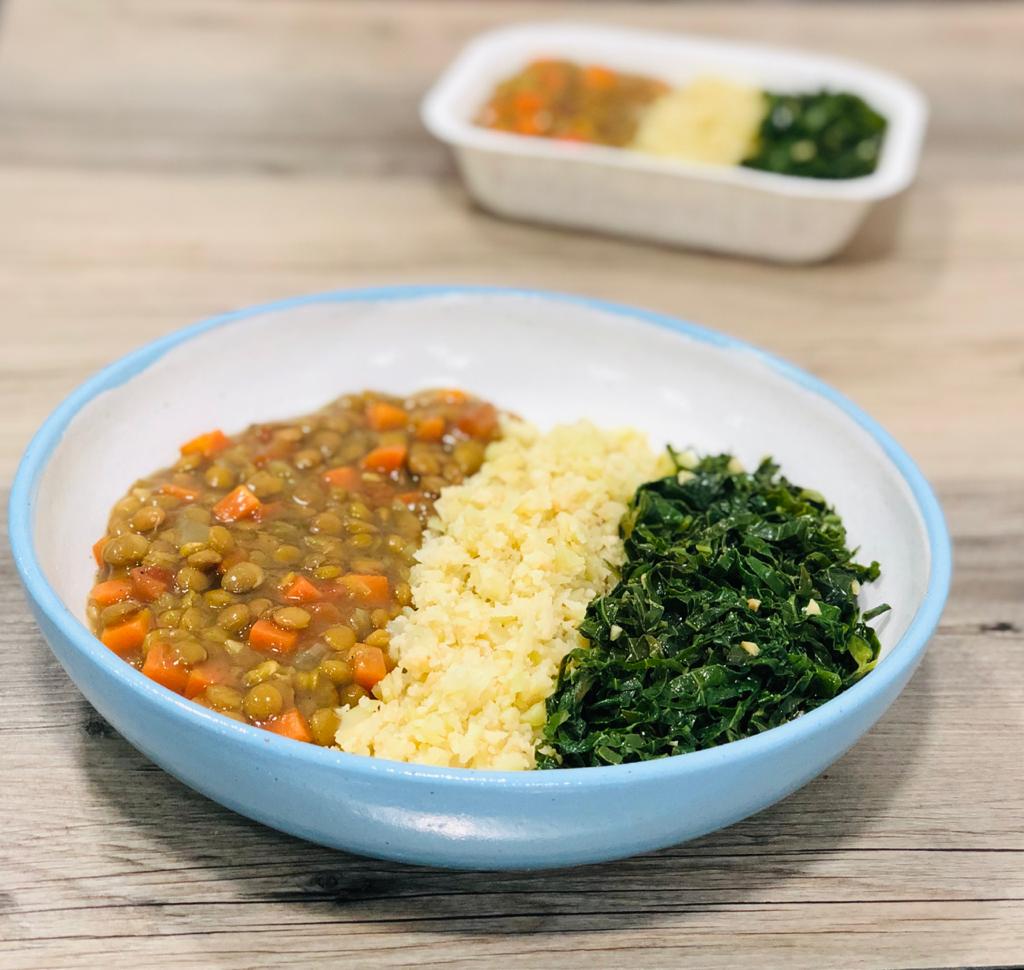 Comidas Congeladas Curry de Lentilha Low Carb Congelado