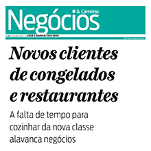 Novos clientes de congelados e restaurantes