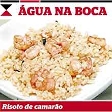 Água na Boca: Risoto de camarão