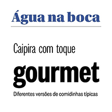 Caipira com toque gourmet