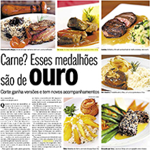 Carne? Esses medalhões são de ouro