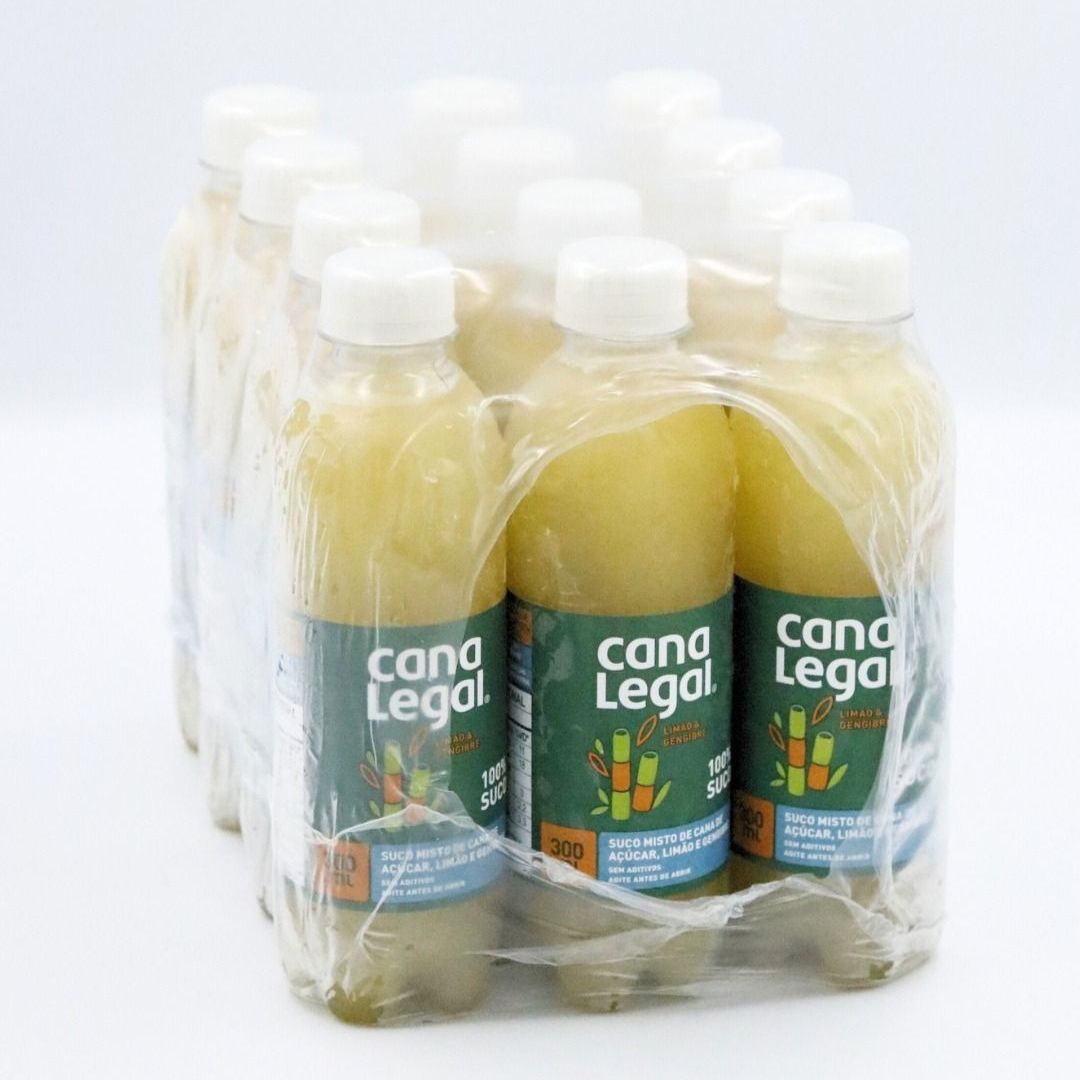 Caldo de Cana Com Limão e Gengibre 300ml