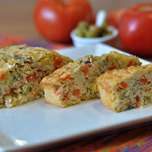 Torta Soufle de Legumes  Congelada