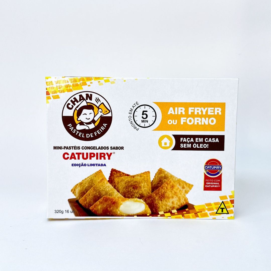 Mini Pastéis Sabor Catupiry (16 Unidades)