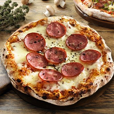 Pizza Napolitana Calabresa Artesanal 20cm | 220g