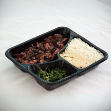 Feijoada, Couve à Mineira, Arroz e Farofa 