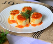 Rondelli de Ricota com Espinafre