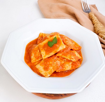 Ravioli de Berinjela ao Sugo Congelado