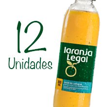 Pacote de suco de laranja legal (12 unidades)