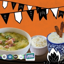 Pacote Junino - Cuscuz, Canjica e Caldo Verde