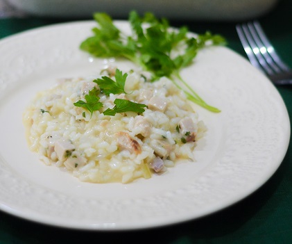 Risotto de Lombinho com Limão Siciliano Congelado